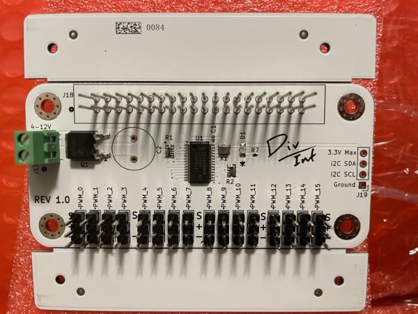Pre Order - Div Inf PCA 9685 PWM Board Header Board for GPIO